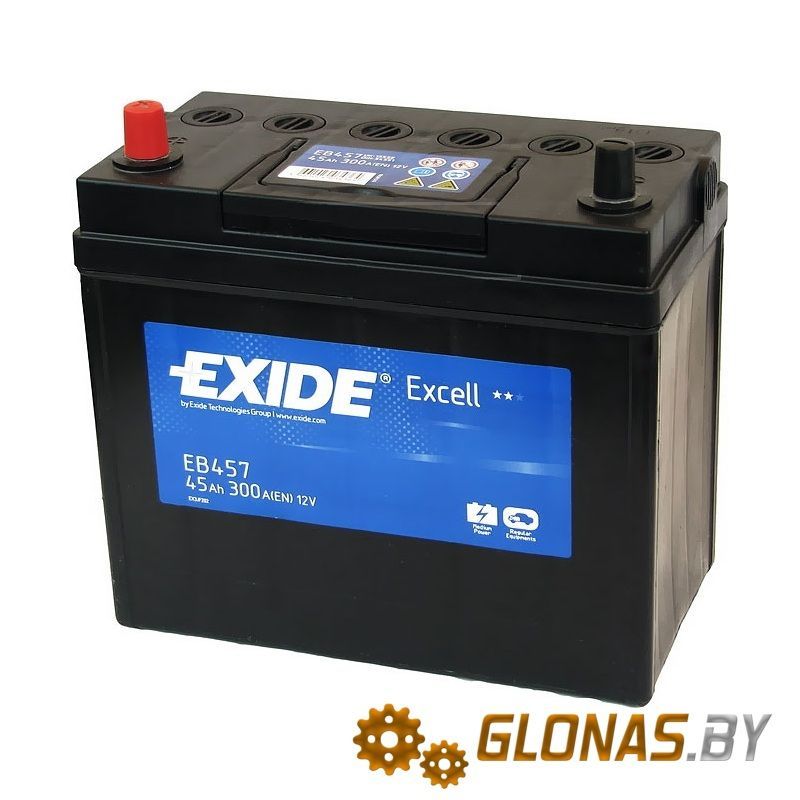 Exide Excell EB457 L+ (45Ah)