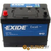 Exide Excell EB705 L+ (70Ah) - фото