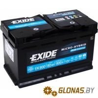 Exide Micro-Hybrid AGM EK800 (80Ah)