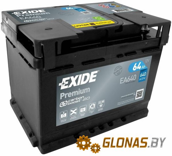 Exide Premium EA640 (64 А/ч)