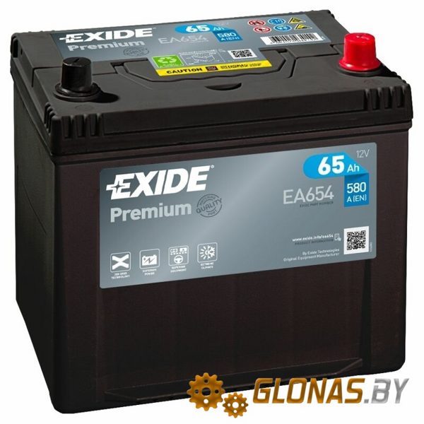 Exide Premium EA654 (65 А/ч)