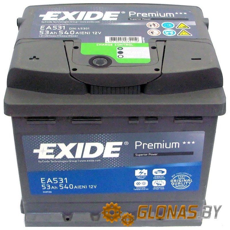Exide Premium EA531 (53 А/ч)
