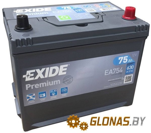 Exide Premium EA754 (75 А/ч)