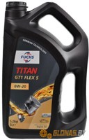 Fuchs Titan GT1 Flex 5 0W-20 5л - фото