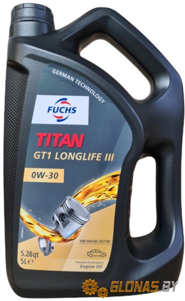 Fuchs Titan GT1 Longlife III 0W-30 5л