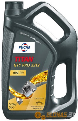 Fuchs Titan GT1 Pro 2312 0W-30 5л