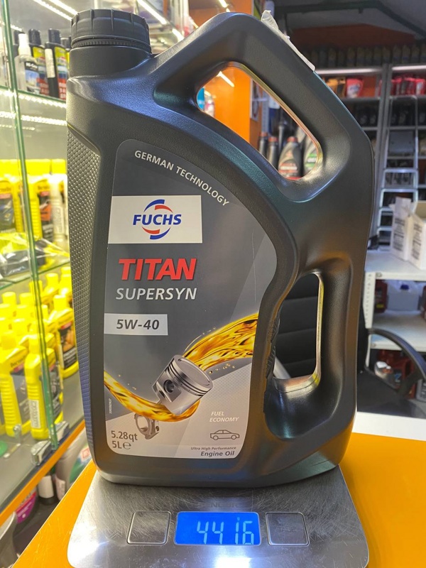 Fuchs Titan Supersyn 5w-40 5л France