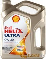 Shell Helix Ultra ECT C2/C3 0W-30 4л - фото