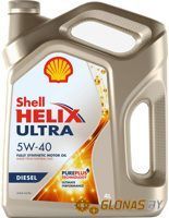 Shell Helix Diesel Ultra 5W-40 4л - фото
