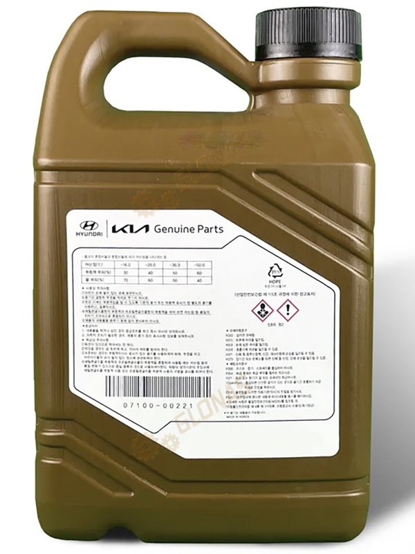 Hyundai Kia Mobis Long Life Coolant 10 yr 2л