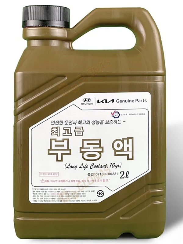 Hyundai Kia Mobis Long Life Coolant 10 yr 2л