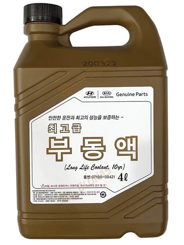 Hyundai Kia Mobis Long Life Coolant 10 yr 4л