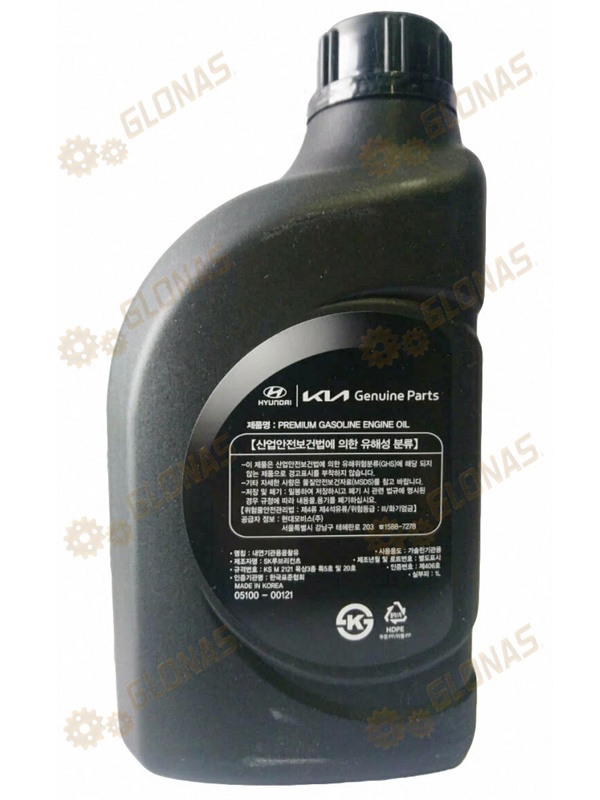 Hyundai/Kia Premium Gasoline SL/GF-3 5W20 1л