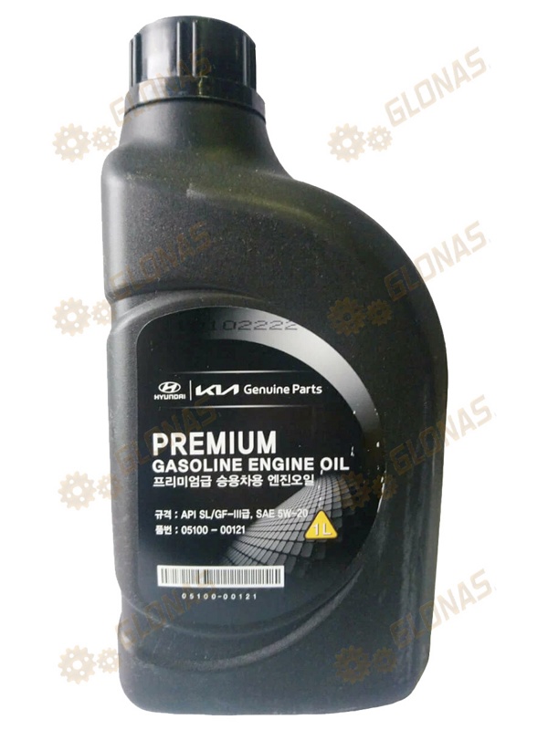 Hyundai/Kia Premium Gasoline SL/GF-3 5W20 1л