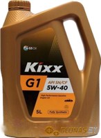Kixx G1 SN Plus 5W-40 5л - фото