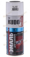 Kudo аэрозольная краска для бампера серая 520мл - фото