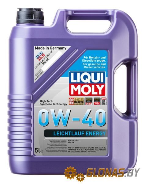 Liqui Moly Leichtlauf Energy 0W-40 5л