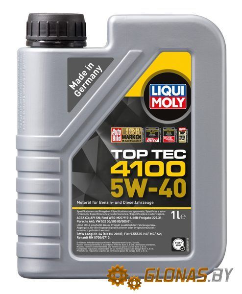 Liqui Moly Top Tec 4100 5W-40 1л