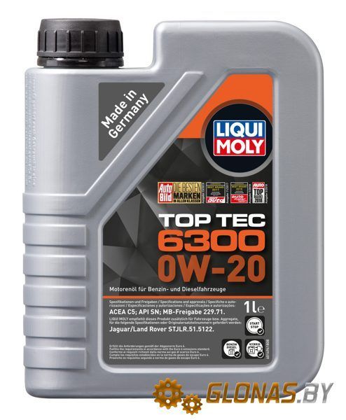Liqui Moly Top Tec 6300 0W-20 1л