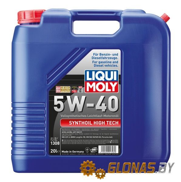 Liqui Moly Synthoil High Tech 5W-40 20л