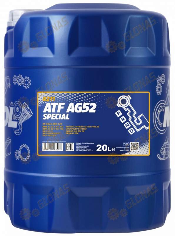 Mannol ATF AG52 Automatic Special 20л