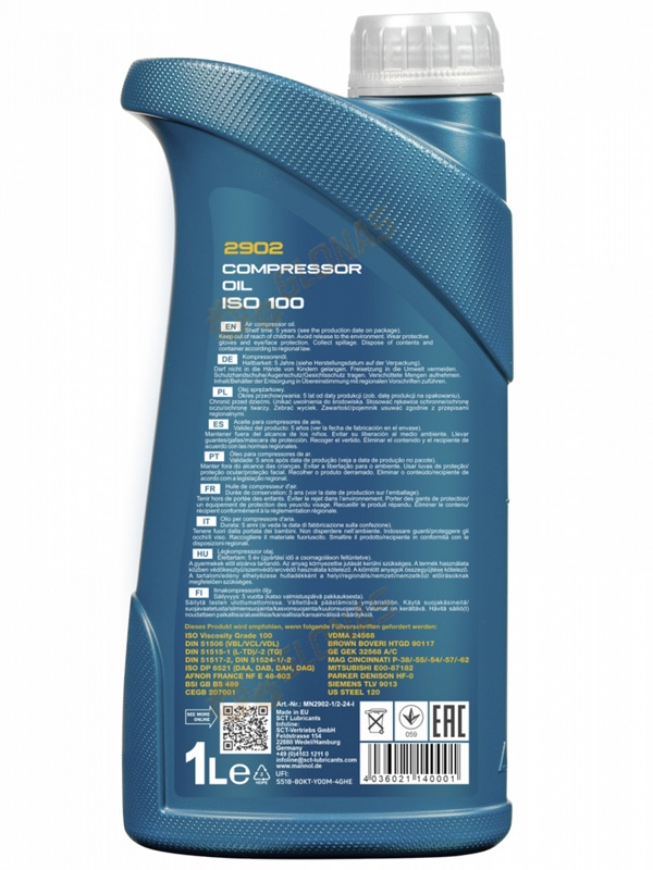 Mannol Compressor Oil ISO 100 1л