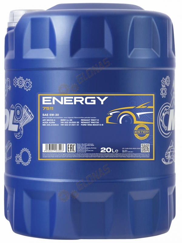 Mannol Energy 5w-30 20л