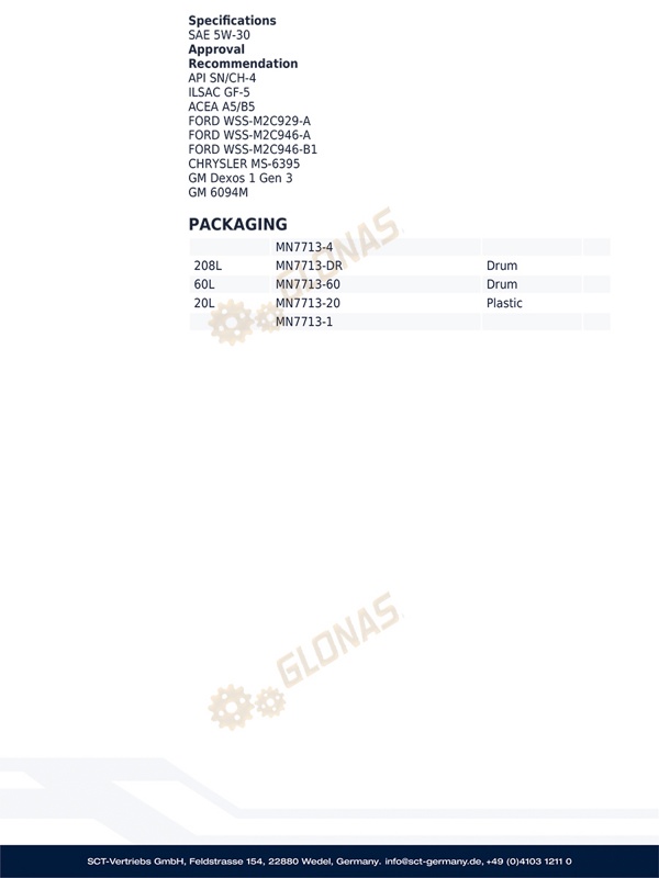Mannol for Korean Cars 5W-30 4л