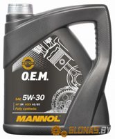 Mannol O.E.M. for Ford Volvo 5W-30 4л - фото