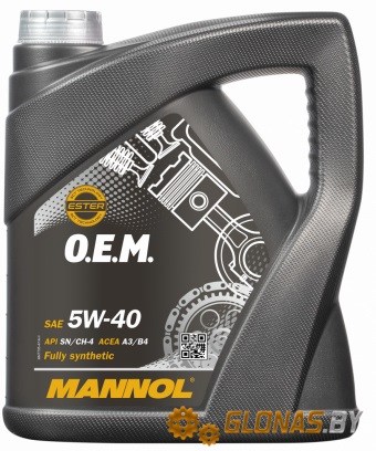 Mannol O.E.M. for Renault Nissan 5W-40 4л