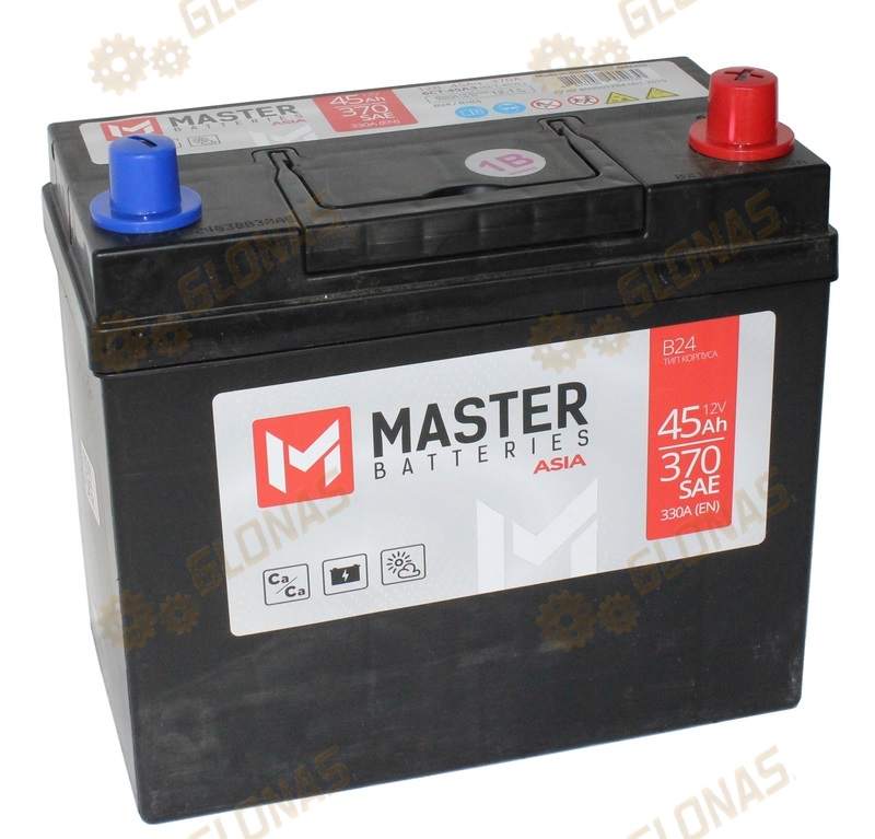 Master Batteries Asia R+ (45 А·ч)