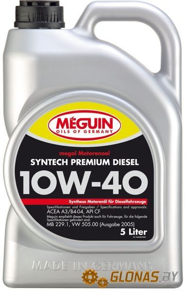 Meguin Megol Syntech Premium Diesel 10W-40 5л