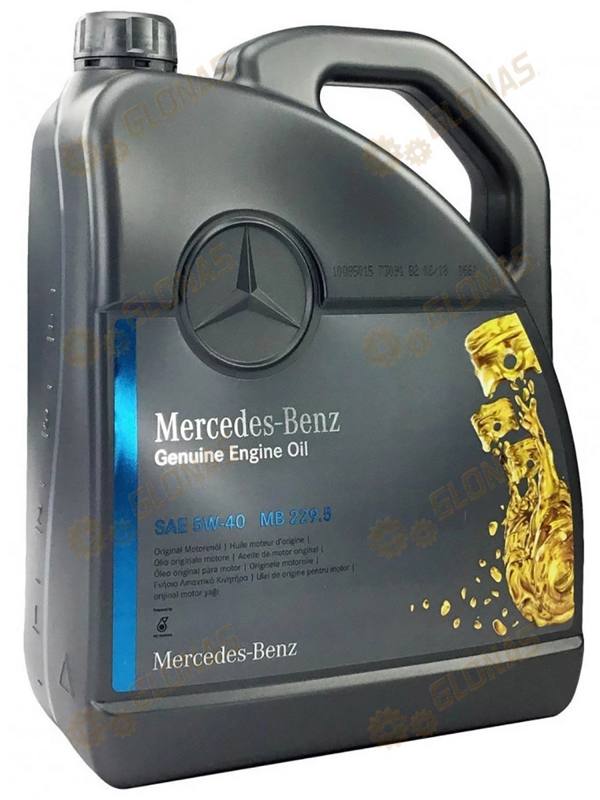 Mercedes MB 229.5 5w40 5л