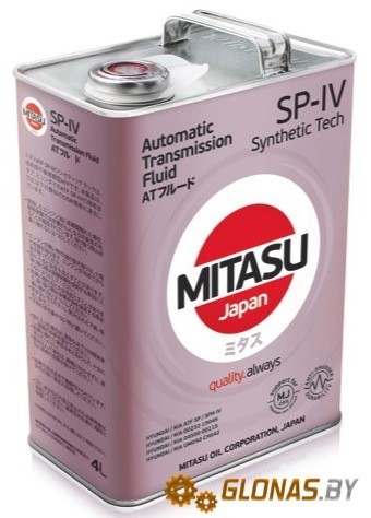 Mitasu MJ-332 ATF SP-IV Synthetic Tech 4л
