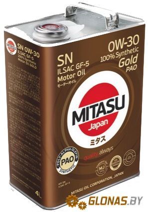 Mitasu MJ-103 0W-30 4л