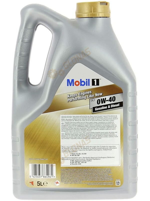 Mobil 1 FS 0W-40 5л