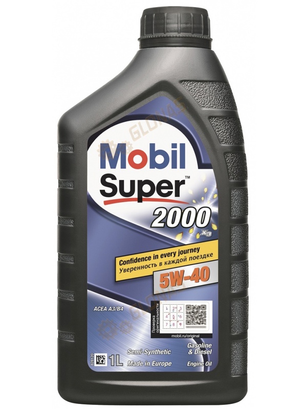 Mobil Super 2000 x3 5W-40 1л