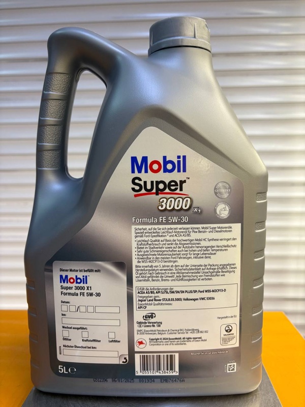 Mobil Super 3000 X1 Formula FE 5W-30 5л