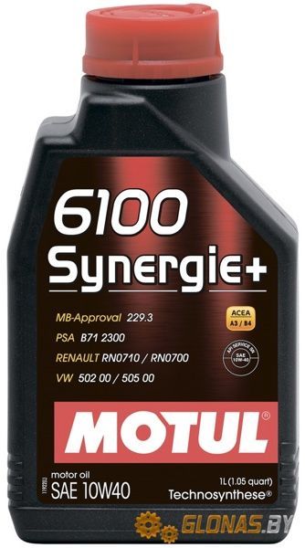 Motul 6100 Synergie+ 10W40 1л