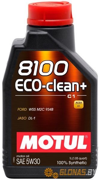 Motul 8100 Eco-clean+ 5W30 C1 1л