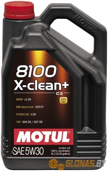 Motul 8100 X-clean+ 5W-30 5л