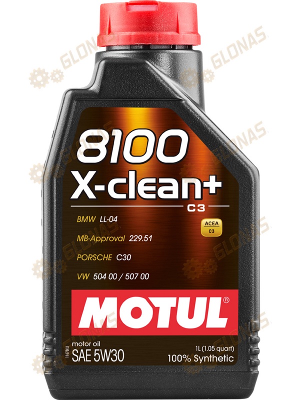 Motul 8100 X-clean+ 5W-30 1л