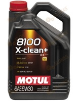 Motul 8100 X-clean+ 5W-30 5л - фото