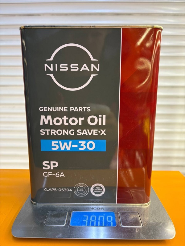 Nissan Genuine Parts 5W-30 SP GF-6A 4л Япония