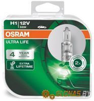 Osram H1 Ultra Life 2шт - фото