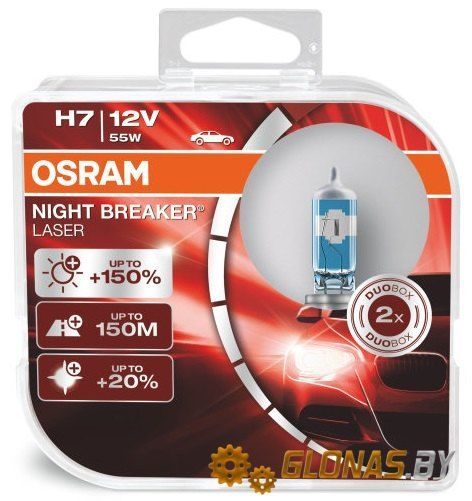 Osram H7 Night Breaker Laser 2шт