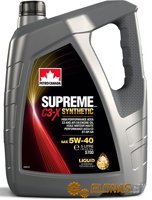 Petro-Canada Supreme C3-X Synthetic 5W-40 5л - фото