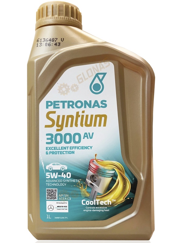 Petronas Syntium 3000 AV 5W-40 1л