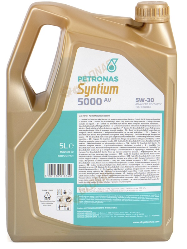 Petronas Syntium 5000 AV 5W-30 5л