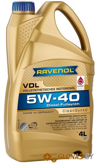 Ravenol VDL 5w-40 4л